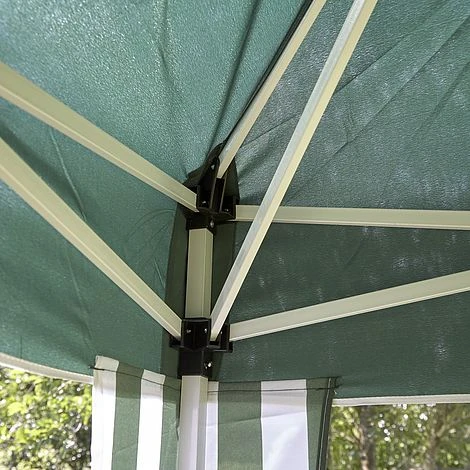 Pop Up Garden Gazebo Party Tent 3m X 3m Green 9 Pop Up Garden Gazebo Party Tent 3m X 3m Green - Image 7