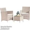 Seville Rattan Garden Bistro Set -Plants Sale FURN BISTRATSG T39961