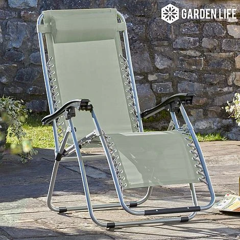 Garden Gear Zero Gravity Chair - Stone 3 Garden Gear Zero Gravity Chair - Stone