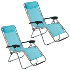Garden Gear Zero Gravity Chair - Marine Blue -Plants Sale G0881 2