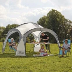 Garden Gear 3.5m Dome Event Shelter With Two Sunshade Walls