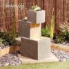 Serenity Cascade Water Feature With Planters 2 Serenity Cascade Water Feature With Planters -Plants Sale G2748 1