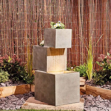 Serenity Cascade Water Feature With Planters 5 Serenity Cascade Water Feature With Planters - Image 3