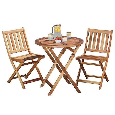 Garden Life Acacia Hardwood Bistro Set 7 Garden Life Acacia Hardwood Bistro Set - Image 5