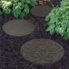 Reversible Eco-Friendly Stepping Stone Scroll - Grey -Plants Sale G3009 G3010 2