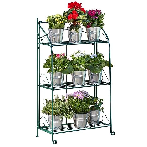 Three-tier Highbury Folding Metal Plant Stand 11 Three-tier Highbury Folding Metal Plant Stand - Image 9