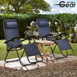 Garden Gear Zero Gravity Chair - Navy -Plants Sale G3725202000x200020LS20120With20logo