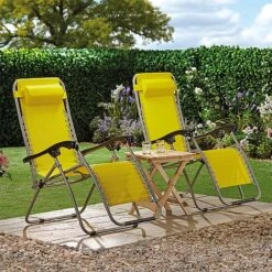 Garden Gear Zero Gravity Chair - Sunburst -Plants Sale G3729 LS1