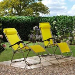 Garden Gear Zero Gravity Chair - Sunburst -Plants Sale G3729 LS3