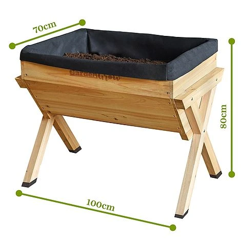 Garden Grow Large Wooden Planter 5 Garden Grow Large Wooden Planter - Image 3