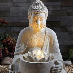 Serenity Serene Buddha Water Feature -Plants Sale G3864 3