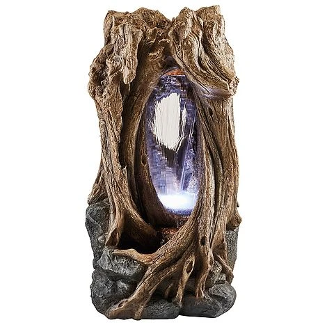 Serenity Hollow Tree Trunk Waterfall Water Feature 6 Serenity Hollow Tree Trunk Waterfall Water Feature - Image 4