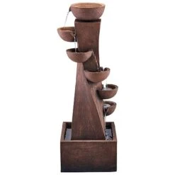 Serenity 6-Tier Bowl Tower Water Feature -Plants Sale G3947 3