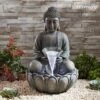 Serenity Bronze Sitting Buddha Water Feature -Plants Sale G3958202000x200020LS20120With20logo