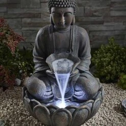 Serenity Bronze Sitting Buddha Water Feature 8 Serenity Bronze Sitting Buddha Water Feature -Plants Sale G3958202000x200020LS203
