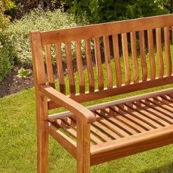Garden Gear Acacia 3-Seater Garden Bench 12 Garden Gear Acacia 3-Seater Garden Bench -Plants Sale G4030 4