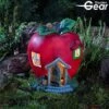 Garden Gear Solar LED Apple Fairy House 2 Garden Gear Solar LED Apple Fairy House -Plants Sale G410611