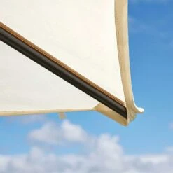 Garden Gear 3x3m Metal Gazebo With Cream Roof And Curtains 17 Garden Gear 3x3m Metal Gazebo With Cream Roof And Curtains -Plants Sale G4161 6