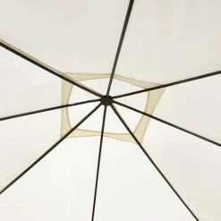Garden Gear 3x3m Metal Gazebo With Cream Roof And Curtains 18 Garden Gear 3x3m Metal Gazebo With Cream Roof And Curtains -Plants Sale G4161 7