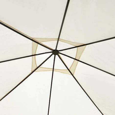 Garden Gear 3x3m Metal Gazebo With Cream Roof And Curtains 9 Garden Gear 3x3m Metal Gazebo With Cream Roof And Curtains - Image 7