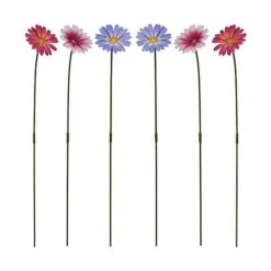Garden Gear Metal Daisy Stake Set Of Six -Plants Sale G4516 METAL DAISY FLOWERS CO1