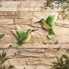 Garden Gear Set Of 2 Metal Hummingbirds Wall Art