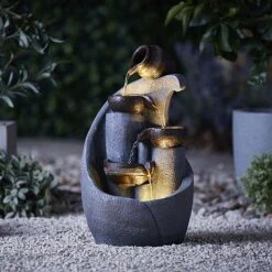 Serenity Cascading Vase Water Feature 10 Serenity Cascading Vase Water Feature -Plants Sale G4639204
