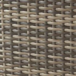 Garden Gear Milan Rattan Lounge Sofa Set - Dark Grey -Plants Sale G4678 MIilan L Shape Rattan Grey CO 4