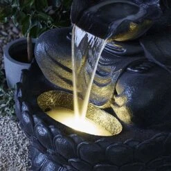 Serenity Extra Large Buddha On A Lotus Flower Water Feature 11 Serenity Extra Large Buddha On A Lotus Flower Water Feature -Plants Sale G475520XL20SITTING20BUDDHA2015