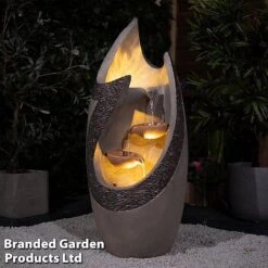 Serenity Cascading Flame Effect Water Feature -Plants Sale G4827 SERENITYA