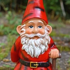 Garden Gnome With Spade Outdoor Garden Ornament 11 Garden Gnome With Spade Outdoor Garden Ornament -Plants Sale GB027S 5