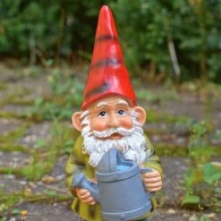 Garden Gnome With Watering Can Outdoor Garden Ornament -Plants Sale GB028S 1
