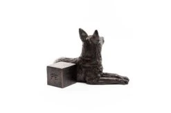 Antique Bronze Coloured German Shepherd Potty Feet - Plant Pot Feet -Plants Sale GERMAN20SHEPHERD20 20220 20PF0067
