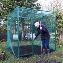 Walk In Heavy Duty Crop Cage & Plant Protection Grow House - 4x2x2m H -Plants Sale GHD DOOR PIC3 1