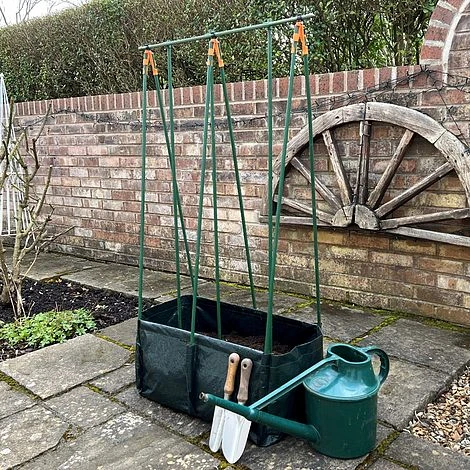 Garden Patio Planter & Tomato Cage Grow Frame Kit 3 Garden Patio Planter & Tomato Cage Grow Frame Kit