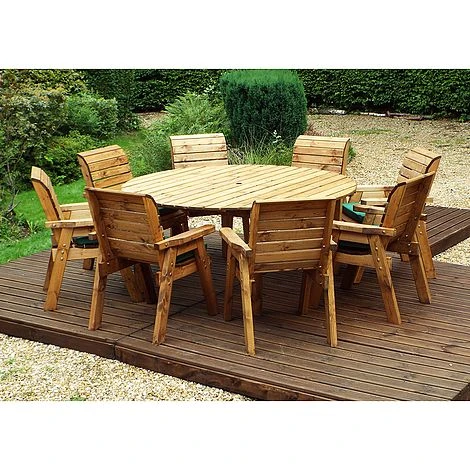 8 Seater Round Table Set 8 8 Seater Round Table Set - Image 6