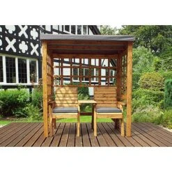 Henley Twin Seat Arbour -Plants Sale HB148GR 3