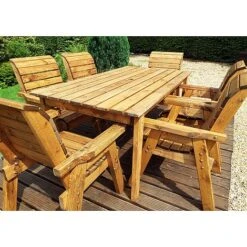 6 Seater Rectangular Table Set -Plants Sale HB1520Pic4