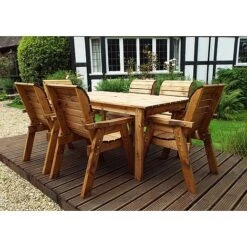 6 Seater Rectangular Table Set -Plants Sale HB1520Pic6