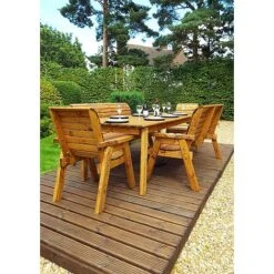 8 Seater Rectangular Table Set With Benches -Plants Sale HB1620Pic4