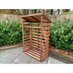 Charles Taylor Wooden Log Store Medium 3 X 2ft -Plants Sale HB202204