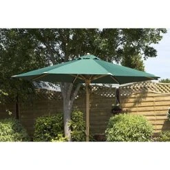 Charles Taylor Wooden Parasol Green -Plants Sale HB32 220Garden20Parasol Umbrella20green20top