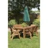 Charles Taylor Wooden Parasol Green -Plants Sale HB3220Garden20Parasol Umbrella20green20closed