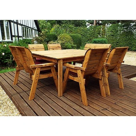 8 Seater Square Table Set With Benches 4 8 Seater Square Table Set With Benches - Image 2