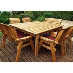8 Seater Square Table Set With Benches 11 8 Seater Square Table Set With Benches -Plants Sale HB44B20Pic7