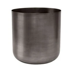 Indoor Chelsea Pewter Planter H26Cm D25Cm