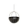 Indoor Kensington Brass Hanging Planter H34Cm D30Cm