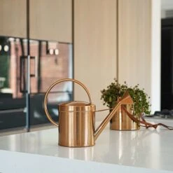 Indoor Kensington Traditional Copper Watering Can H25Cm W40Cm -Plants Sale IKTCWC25 1