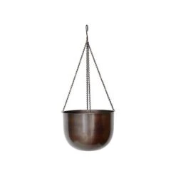 Indoor Mayfair Mocha Hanging Planter H21Cm D30Cm