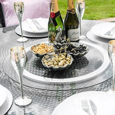 Maze Rattan LA Garden Dining Set Round With Ice Bucket 8 Seat 5 Maze Rattan LA Garden Dining Set Round With Ice Bucket 8 Seat - Image 3